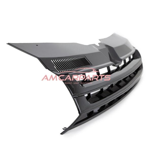 Upgrade Design Kühlergrill für Volkswagen T5 09-15 Schwarz ohne Emblemhalter