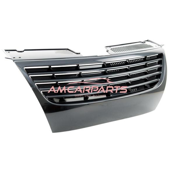 Upgrade Design Kühlergrill Schwarz ohne PDC für VW Passat B6 (3C) Limousine & Variant 2005-2011