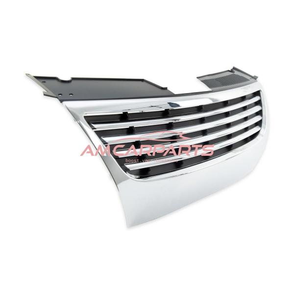 Upgrade Design Kühlergrill Chrom & Schwarz ohne PDC passend für VW Passat B6 (3C) Limousine & Variant 2005-2011