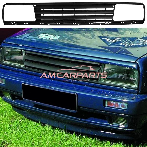 Upgrade Design Kühlergrill ohne Emblem, schwarz, passend für VW Jetta II (19E) 1983-1992