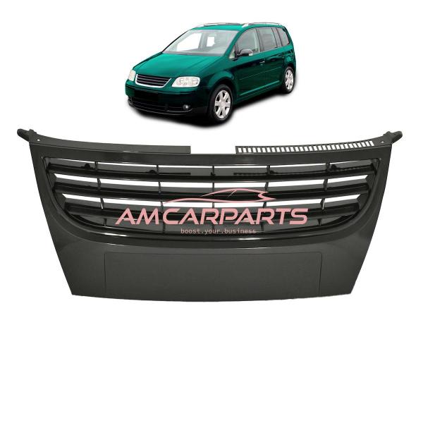 Upgrade Design Kühlergrill Schwarz ohne Emblemhalter für VW Touran 1T1 / 1T2  2006-2010