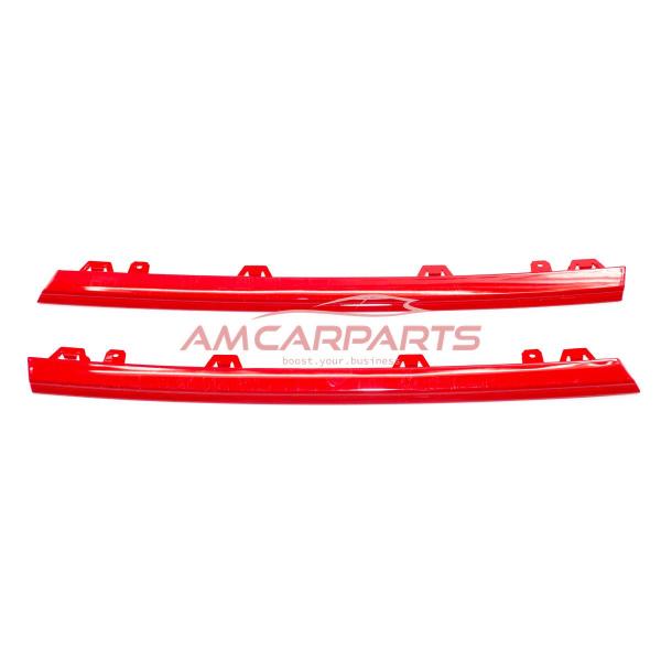 Rote Zierleisten für Kühlergrill für VW T6  Modelle 2015+