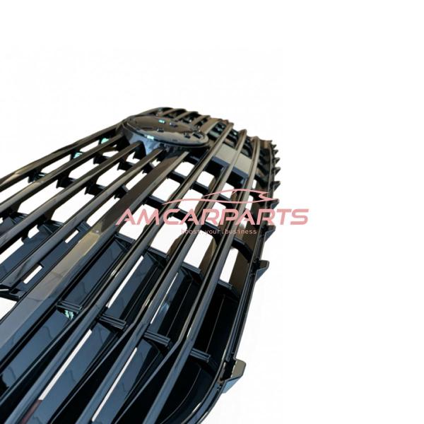 Upgrade Design Kühlergrill Schwarz glänzend, mit Emblemhalter für VW T6.1 Multivan 2019-2024