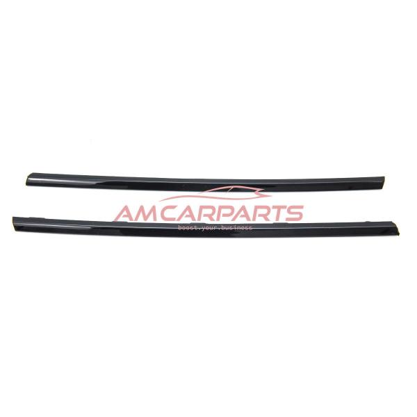 Upgrade Design Frontgrillblenden, kurzes Set, glänzend schwarz für VW T6.1 Multivan 2019-2024