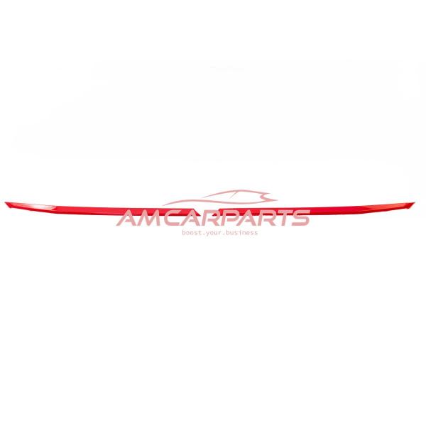 Upgrade Design Frontgrillblenden, langes Set, glänzend Rot für VW T6.1 Multivan 2019-2024