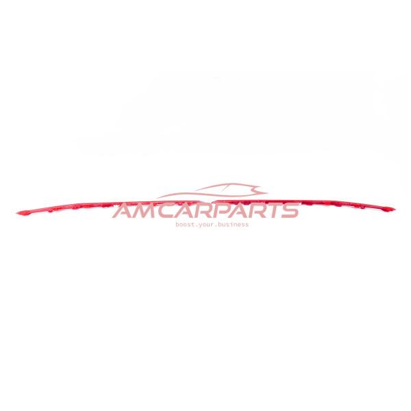 Upgrade Design Frontgrillblenden, langes Set, glänzend Rot für VW T6.1 Multivan 2019-2024