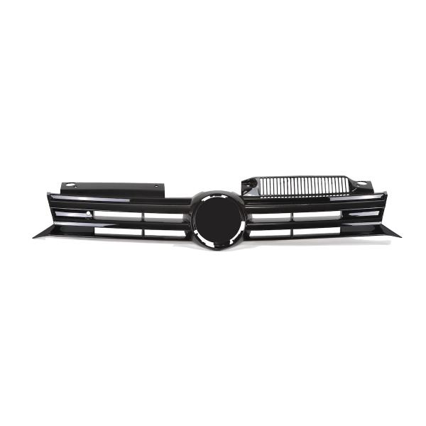 Upgrade Design Kühlergrill schwarz hochglanz für VW Golf 6 R20  2008-2014
