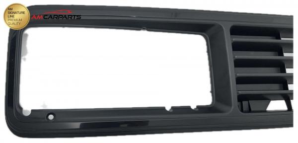 Upgrade Kühlergrill schwarz mit Emblem-Aussparung für Volkswagen T3 (Eckige Scheinwerfer-Aussparung) 79-92
