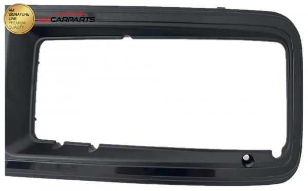 Upgrade Kühlergrill schwarz mit Emblem-Aussparung für Volkswagen T3 (Eckige Scheinwerfer-Aussparung) 79-92