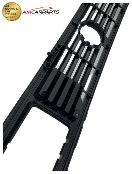 Upgrade Sportgrill / Kühlergrill schwarz/chrom ohne Emblem für Volkswagen T3 (Eckige Scheinwerfer-Aussparung) 79-92