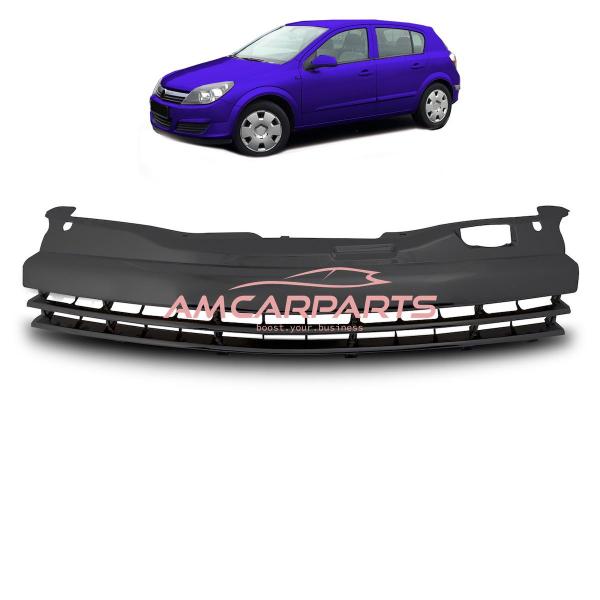 Upgrade Design Kühlergrill Schwarz ohne Emblemhalter für OPEL ASTRA H Schrägheck 2007-2011
