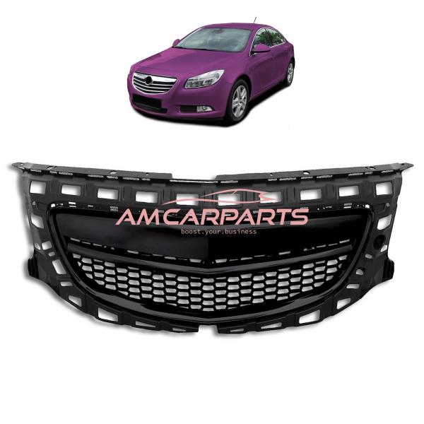 Upgrade Design Kühlergrill Schwarz ohne Emblemhalter für OPEL INSIGNIA A 2008-2013