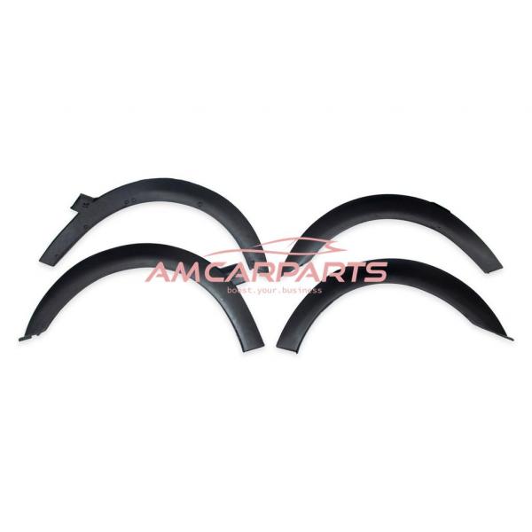 Upgrade Radlaufabdeckung / Radlaufverbreiterung Set für VW Golf 3 91-98 schwarz / matt