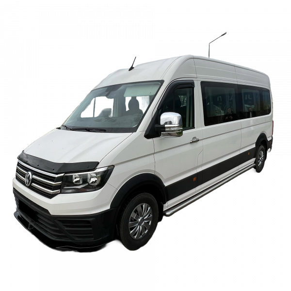 "Upgrade-Bus" Radlaufabdeckung / Radlaufverbreiterung Set passend für VW Crafter / MAN TGE 17+ schwarz / matt mit ABE 