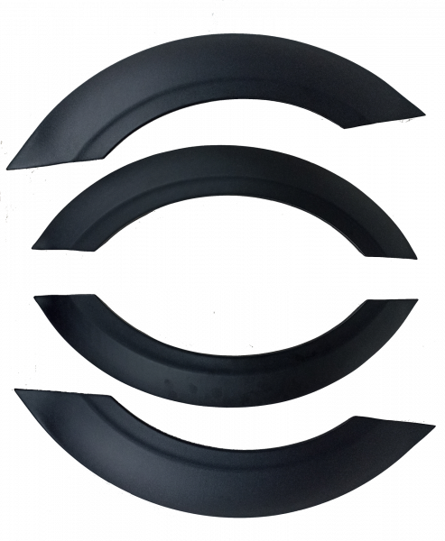 "Upgrade-Bus" Radlaufabdeckung / Radlaufverbreiterung Set passend für VW Crafter / MAN TGE 17+ schwarz / matt mit ABE 