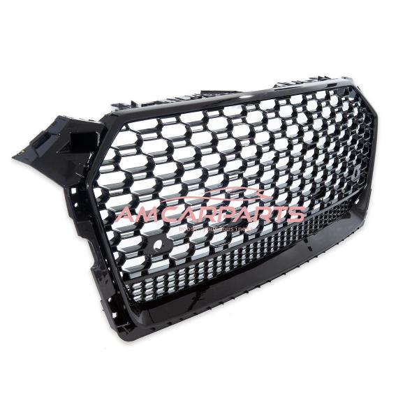 Upgrade Sportgrill / Kühlergrill für Audi A5 (F5) Coupe Cabrio Sportback 2016+ Hochglanz schwarz in Wabendesign