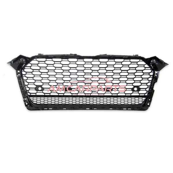 Upgrade Sportgrill / Kühlergrill für Audi A5 (F5) Coupe Cabrio Sportback 2016+ Hochglanz schwarz in Wabendesign