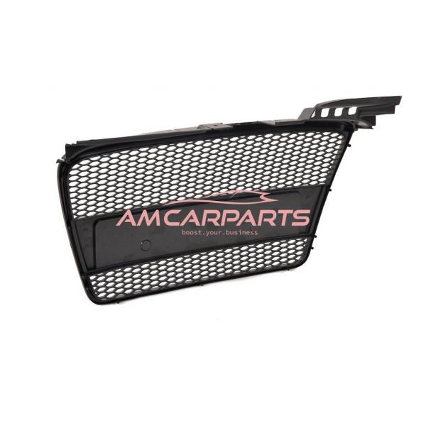 Upgrade Design Sportgrill / Kühlergrill für Audi A4 B7 05-08 matt-schwarz in Wabengitter Optik