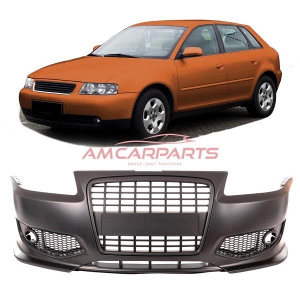 Upgrade Sport Design Frontstoßstange passend für Audi A3 8L 96-03 inkl. Grill