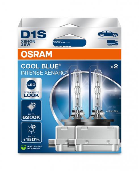 D1S 35W PK32d-2 XENARC COOL BLUE INTENSE NextGen. 6200K +150% 2st. OSRAM
