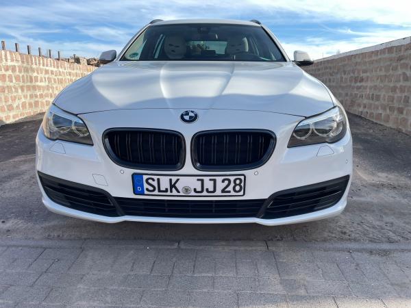 LumiFire Upgrade LED-Kühlergrill passend für BMW 5er F10 2010–2017 mit Doppellamellen in Schwarz glänzend