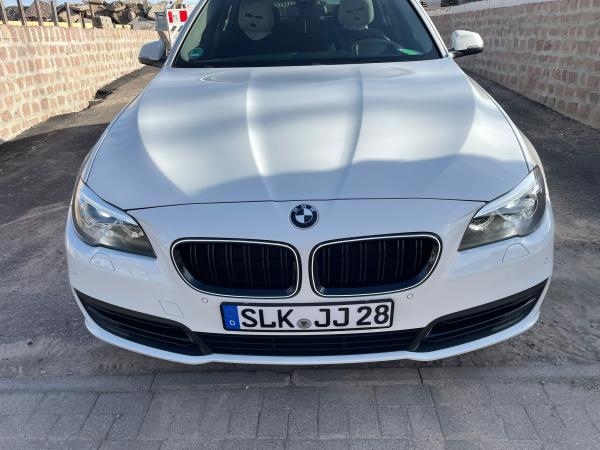 LumiFire Upgrade LED-Kühlergrill passend für BMW 5er F10 2010–2017 mit Doppellamellen in Schwarz glänzend