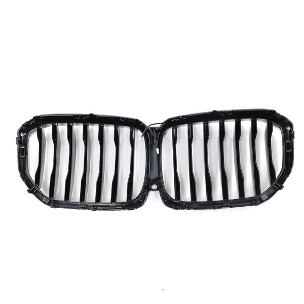 LED-Kühlergrill mit einer Lamelle in Schwarz glänzend passend für BMW X5 Serie G05 2019 +