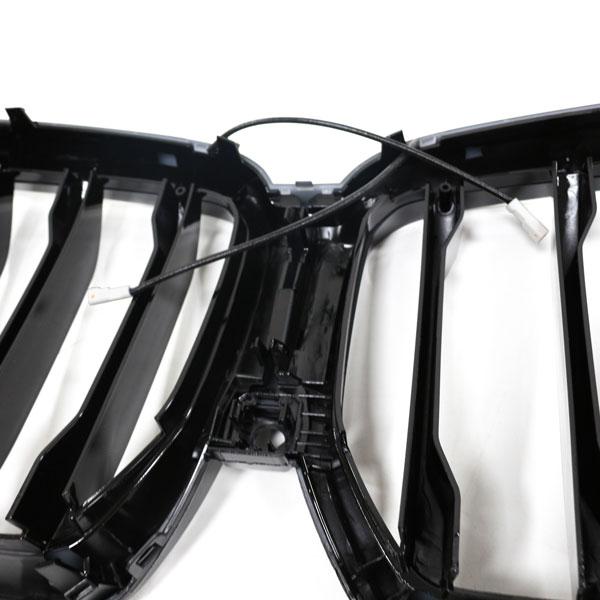 LED-Grill mit einer Lamelle in Schwarz glänzend passend für BMW X6 Serie G06 LCI 2023 +