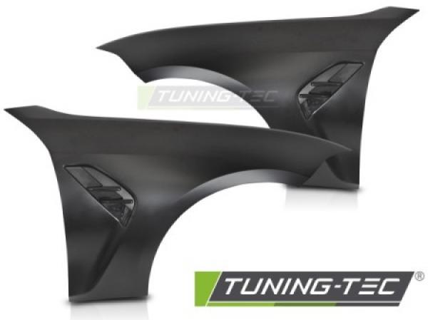 Upgrade Sport Design Kotflügel Vorn (links+rechts) für BMW 3er G20/G21 19-22 mit Lufteinlässen matt schwarz