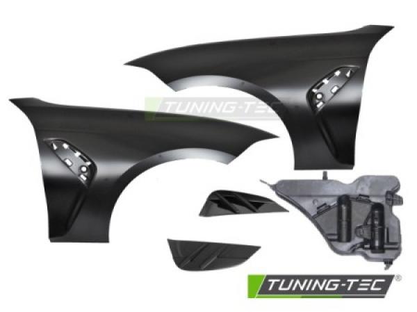 Upgrade Sport Design Kotflügel Vorn (links+rechts) für BMW 3er G20/G21 19-22 mit Lufteinlässen matt schwarz