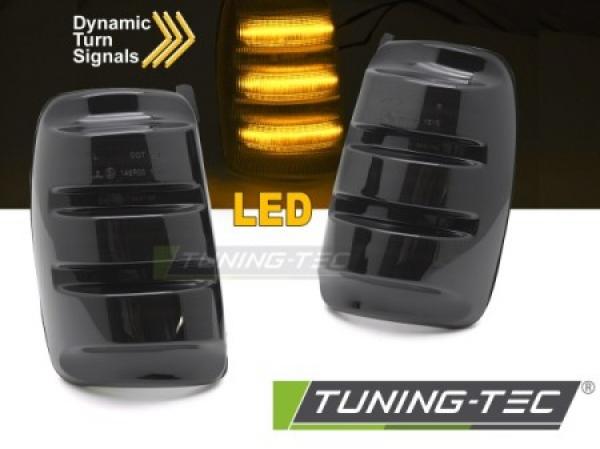 Upgrade Design LED Spiegelblinker Set für Ford Transit 13+ schwarz dynamisch