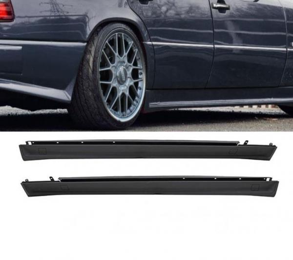 Klassik Design Seitenschweller Set für Mercedes Benz E-Klasse W124 Limousine / T-Model 85-95
