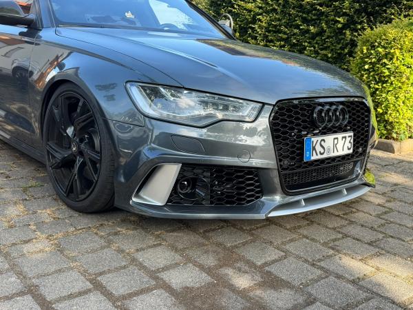 Upgrade Sport Design Frontstoßstange Komplett-Set passend für Audi A6 C7 (4G) Facelift Lim./Avant 14-18 mit PDC + SRA