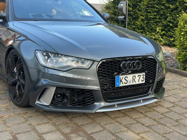 Upgrade Sport Design Frontstoßstange Komplett-Set passend für Audi A6 C7 (4G) Facelift Lim./Avant 14-18 mit PDC + SRA