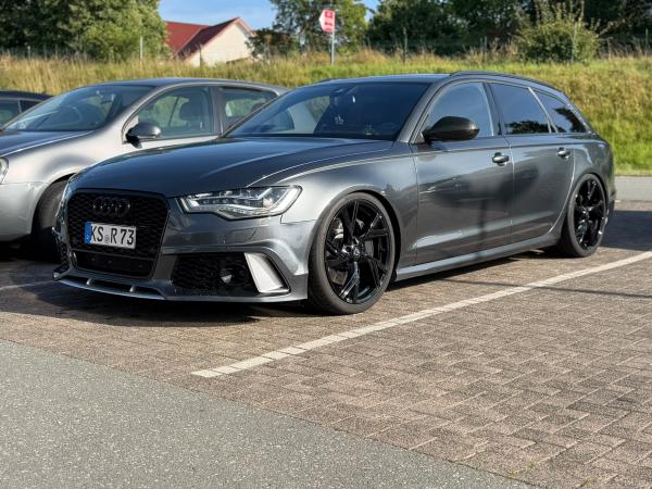 Upgrade Sport Design Frontstoßstange Komplett-Set passend für Audi A6 C7 (4G) Facelift Lim./Avant 14-18 mit PDC + SRA