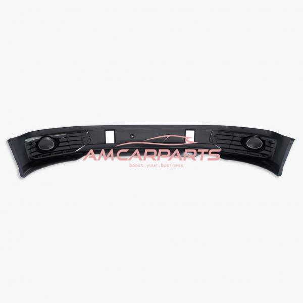 Upgrade Design Frontspoiler Lippe für VW T5 Facelift (GP) 09-15 inkl. Lufteinlass- / Nebelscheinwerfer-Blenden in Hochglanz schwarz