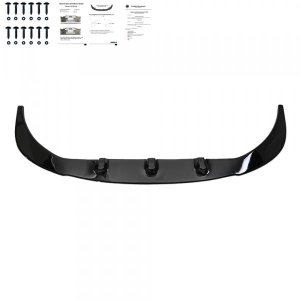 Upgrade Design Frontspoilerlippe für VW T5 Facelift (GP) 09-15 Hochglanz schwarz mit ABE