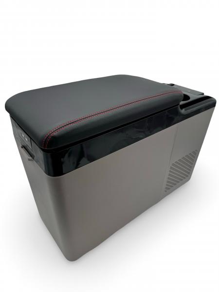 Upgrade+ "Freeze" Staufach Mittelkonsole Ablage passend für Opel Zafira Life / Lounge 21+ mit Kühlfunktion, USB und Getränkehaltern + App Steuerung