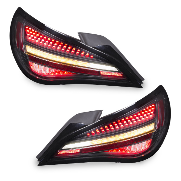 Voll LED Upgrade Design Rückleuchten Set für Mercedes Benz CLA C117 / X117 13-16 schwarz/klar dynamisch