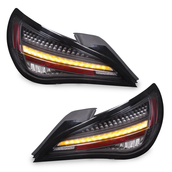 Voll LED Upgrade Design Rückleuchten Set für Mercedes Benz CLA C117 / X117 13-16 schwarz/klar dynamisch
