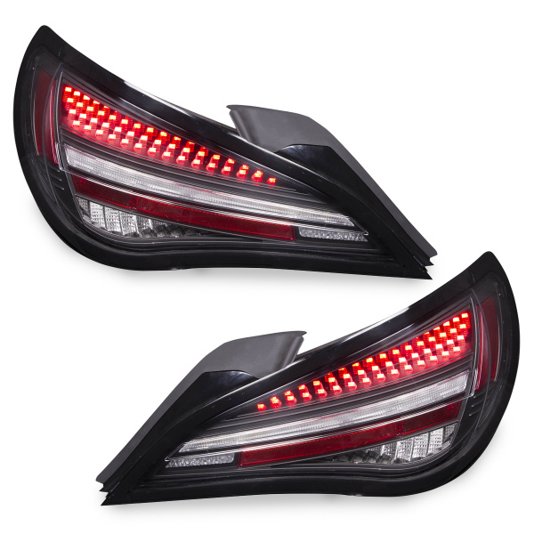 Voll LED Upgrade Design Rückleuchten Set für Mercedes Benz CLA C117 / X117 13-16 schwarz/klar dynamisch