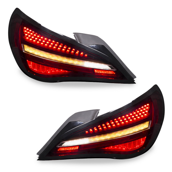 Voll LED Upgrade Design Rückleuchten Set für Mercedes Benz CLA C117 / X117 13-16 rot/rauch dynamisch
