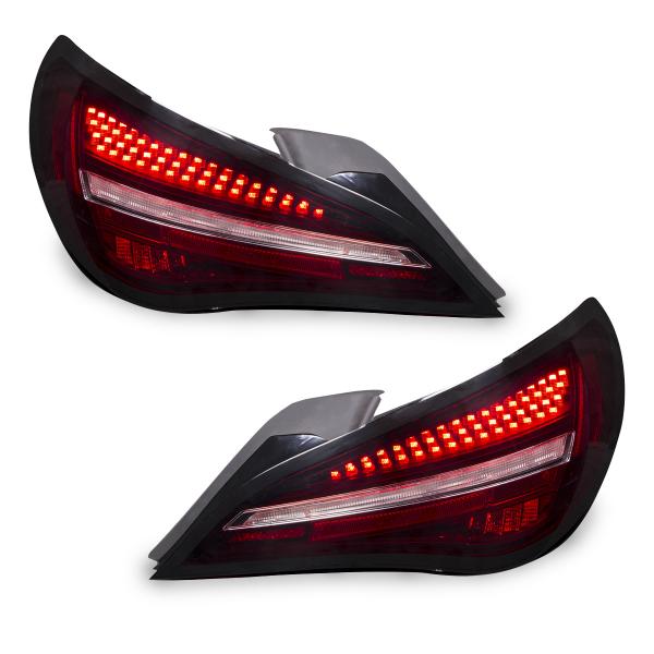 Voll LED Upgrade Design Rückleuchten Set für Mercedes Benz CLA C117 / X117 13-16 rot/rauch dynamisch