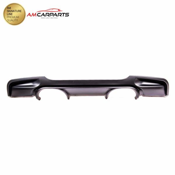 Upgrade Sport Design Heck Diffusor passend für BMW 3er E90 / E91 Limousine / Touring 05-11 Matt schwarz