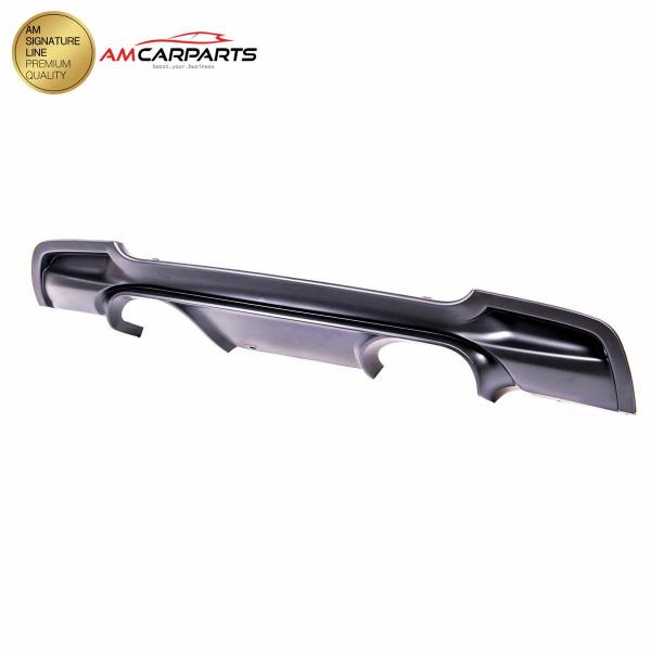 Upgrade Sport Design Heck Diffusor passend für BMW 3er E92 / E93 Coupe / Cabrio 06-13 Matt schwarz