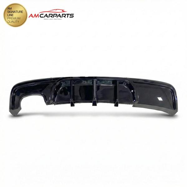 Upgrade Sport Design Heck Diffusor passend für BMW 1er E82 / E88 Coupe / Cabrio 07-13 Hochglanz schwarz