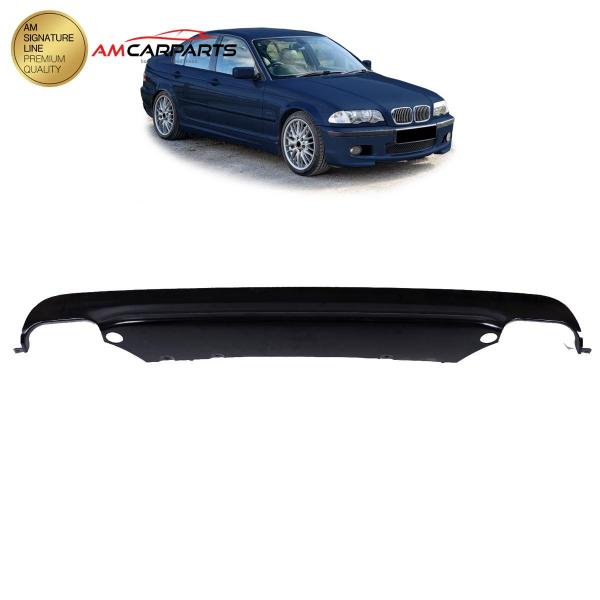 Upgrade Sport Design Heck Diffusor passend für BMW 3er E46 Limousine / Touring 98-06 Matt schwarz