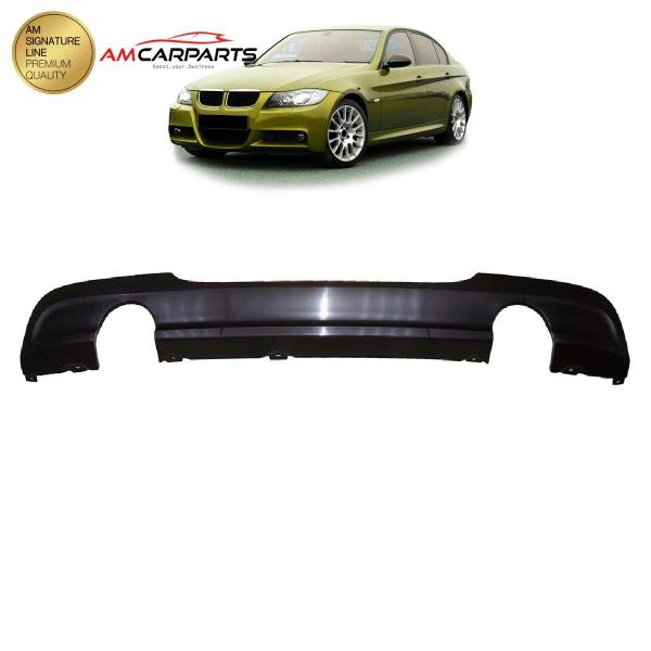 Upgrade Sport Design Heck Diffusor passend für BMW 3er E90 / E91 Limousine / Touring 05-11 schwarz