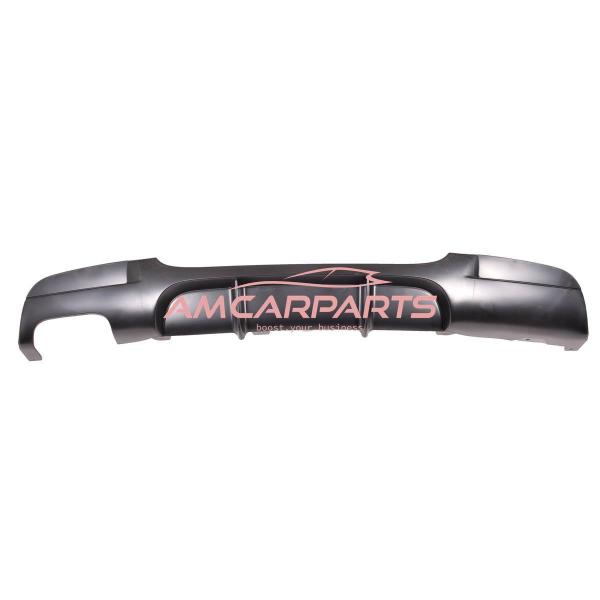 Upgrade Sport Design Heck Diffusor passend für BMW 3er E90 / E91 Limousine / Touring 05-11 Matt schwarz