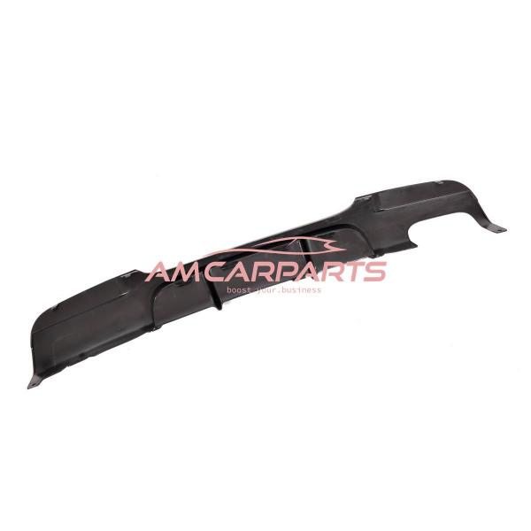 Upgrade Sport Design Heck Diffusor passend für BMW 3er E90 / E91 Limousine / Touring 05-11 Matt schwarz